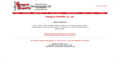 Desktop Screenshot of giangarloscientific.com